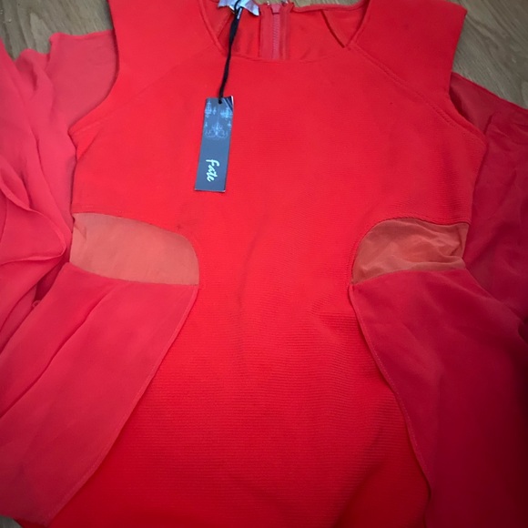 Fate Red and Orange Dress - Picture 4 of 5